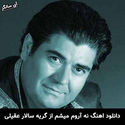 دانلود آهنگ نه آروم میشم از گریه سالار عقیلی